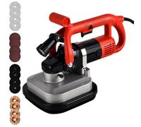 Concrete Grinding Machine 3600W with Water Grinding Discs, Sandpaper, Glue Discs, Diamond Discs, 6 Speed Adjustable for Metal Stone Cement Brick