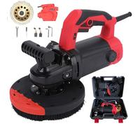 Concrete Grinding Machine, Multifunctional Wall Sander with 6 Speed Adjustment and Diamond Disk for Efficient Grinding and Planing, 90° No Dead Angle