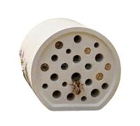 Concrete Honeybee Hotel Garden Decor Honeybee Home Habitat Shelter Provides Safe Hive Space for Outdoor Use Garden Decor for Beekeepers