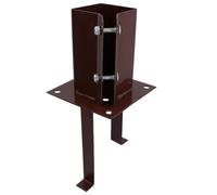 Concrete In Wooden Post Shoe Support Base Bracket Holder 75 x 75mm Decking
