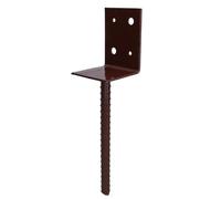 Concrete in Wooden Post Support Base Bracket 75 x 75mm Carport Decking