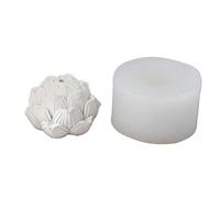Concrete Incense Sticks Silicone Mould Lotus Shape Aromatherapy Incense Insert Tray Mould Cement Candle Stick Resin Moulds