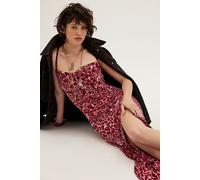 Concrete Jungle Maxi Slip by Intimately at Free People in Berry Combo, Size: Large - female