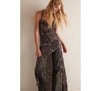 Concrete Jungle Maxi Slip by Intimately at Free People in Black, Size: Large - female