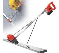 Concrete Leveling Tool, Cordless Electric Vibrating Screed with High-Frequency Vibration for Construction Work