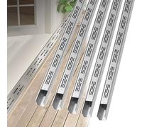 Concrete Linear Trench Drain Kit - Versatile French Drain System for Patio & Driveway Drainage - Multiple for Efficient Water Management