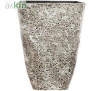 Concrete Look Planter Tall Square 42.5Cm Grey