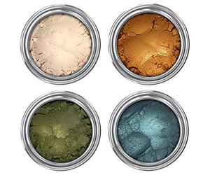Concrete Minerals Silky Eye Shadow Soft and Highly Pigmented Long Lasting and Wrinkle Free 100% Vegan and Cruelty Free Hand Use 8g Loose Mineral Powder (Forest)