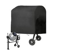 Concrete Mixer Cover - Waterproof Oxford Cloth Shield, Heavy Duty Dustproof Protector | UV Resistant Cement Mixer Guard, All Weather Outdoor Equipment Jacket | Wind Rain Sun Defense Yard Machine Wrap