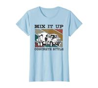 Concrete Mixing Mix It Up Ready Cement Mixer Truck Driver T-Shirt