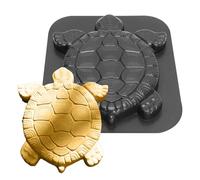 Concrete Mold, Cement Stepping Stone Molds Turtle Shape, Reusable Tortoise Mould Crafting Paving Supplies for Artists Landscapers Professionals Beginners