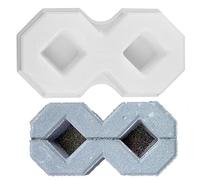 Concrete Molds and Forms Reusable Pathmate Stone Moldings Diy Stepping Stone Paver Walkways Cement Molds for Patio Lawn Garden
