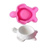 Concrete Mould for Flower Pots, Turtle Shape Silicone Mould for Flower Pots, Soy Wax Moulding DIY Decoration, Easy to Release Tool for Beginners - Creating Candle Pots and Container