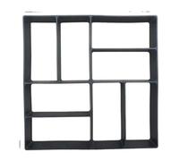 Concrete Moulds DIY Garden Pavement Mold Paving Cement Road Mold Reusable Concrete Home Garden Brick Stepping Stone Molds(Color-1)