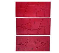 Concrete Moulds Embossing Art Retro Culture Stone Color Concrete Printing Mold Cement Embossing Floor Pavement Mold(Color3)