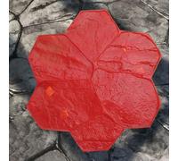 Concrete moulds, Texturing Pattern Stone Cement Stamp Polyurethane Mat, Decorative Seamless Floor Concrete Stamping Tools(3 Pcs)