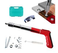 Concrete Nail Kit, Adjustable Manual Steel Nail, Adjustable Mini Manual Steel Nails for Concrete, Manuual Naiil Machine with 100 Nails, 5 Gears, Fastening Tool for Red Brick Walls, Concretee Wall