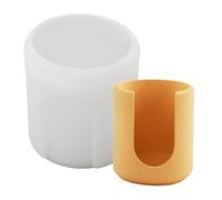 Concrete Planter Silicone Mould | Non Stick Casting Mould | Round Shape Reusable Silicone Flower Pots - for DIY at Home with Resin and Plaster for Crafts and St