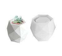 Concrete Planters - Silicone Flower Capsule Shapes | Succulent Planter Candle Pen Holder Mould | Plants Concrete Planter Vase | Non-Stick Planter Mould for Handmade Crafts