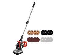 Concrete Polisher Buffer, 4-Head Grinder with 3600W Power, 6-Speed Control and LED Light for Professional Construction and Home Use