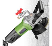Concrete Polisher Grinder with Under Hung Water Feed, 125mm Wet Stone Polisher, 6 Variable Speed for Efficient Grinding and Buffing