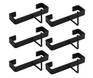 Concrete Post Brackets Fence Panel Clips Metal Concrete Post Clips For Outdoor Garden Fence Panel Bracket Security Mounting Clamp(6PCS)