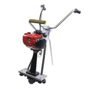 Concrete Power Screed Petrol 900W 4-Stroke 35.8cc 573lbs Force 0.65L Fuel Tank 10000rpm Stainless Steel for Bridge Tunnel Levelling Labour Saving Tool