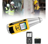 Concrete Rebound Hammer Tester with LCD Screen, Rechargeable Battery, Digital Resiliometer for Building and Bridge Testing, Data Export Capability