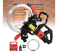 Concrete Ring Saw, 3000 RPM Corded Wall Chaser Cutter with Dust Suppression, 16" Diamond Blade, 29 cm Cutting Depth for Building and Renovation Projects