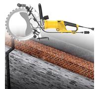 Concrete Ring Saw 8000W, 3000 RPM Electric Cutting Machine with Water Fed Dust Suppression for Brick and Granite, Includes 1 Blade