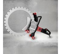 Concrete Ring Saw, 8900W Portable Brushless Electric Wall Cutter, Wet Water Supply, 11.8in Cutting Depth, No-Dead-Angle Cutting for Stone, Rebar, Brick, Granite