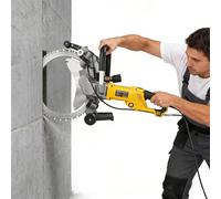 Concrete Ring Saw Electric Wall Grooving Machine with Water-Fed Dust Suppression for Cutting Brick, Granite, Marble, and Concrete, Depths Up to 490mm