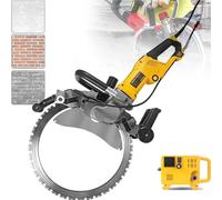Concrete Ring Saw Portable 16 in Electric Cutter with Water Pump Blade for Stone and Rebar