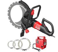 Concrete Ring Saw with Brushless Motor and Water Fed Dust Suppression, for Efficient Cutting of Concrete, Rebar, and Bricks