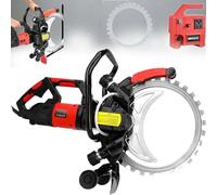 Concrete Ringsaw Wall Cutter Machine for Granite Reinforced Concrete and Marble with Dust Suppression for Building Sites & Renovation Projects,Cutting Depth 11.4in Ring Saws,with Saw Blades