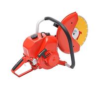 Concrete Saw 85CC 2-Stroke Gasoline, 7000rpm Gas Powered Cutter with 12in Blade, Adjustable Cutting Depth for Steel, Masonry, Stone