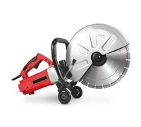 Concrete Saw Electric 3.5 kW 155 mm Cutting Depth - Construction Machinery by MSW Red,Silver