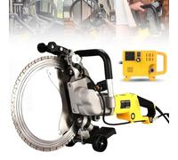 Concrete Saw, Electric Brushless Motor with Water Fed Dust Suppression for Cutting Granite, Porcelain, Wood, Stone - Durable Professional Ring Design