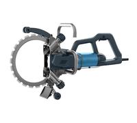Concrete Saw, Electric Concrete Saw, Wall Chaser Cutting Machine, Electric Wall Grooving Cutting Machine Chaser, with Water Fed Dust Suppression for Concrete Grooves,1blade