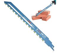 Concrete Saw Masonry Reciprocating Saw Blade Alloy Demolition Masonry Blade 10 Inch Universal Brick Cutting Recip Saws Blades for Cutting Aerated Concrete Hollow Brick and Cement