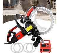 Concrete Saw, Toroidal Electric Concrete Saw - 9500 W Brushless Pure Copper Motor Drives A 16-Inch Blade for 90° No Dead Angle Cutting, Includes 4 Replacement Blades