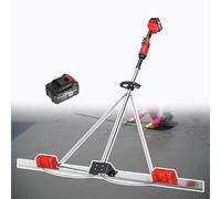 Concrete Screed Vibrating Tool with Digital Display, 9 Speed Settings, One-Key Start for Ground and Foundation Laying