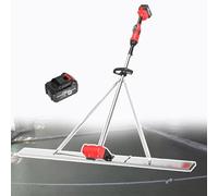 Concrete Screed Vibrating Tool with Digital Display, 9 Speed Settings, One-Key Start for Ground and Foundation Laying