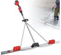 Concrete Screed Vibration Tool, Electric Cordless Finishing Machine, 9 Speed Settings, 1.5M Battery Powered for Efficient Concrete Finishing