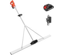 Concrete Screed Vibratory Kit, Battery Powered Leveling Tool for Road and Sidewalk Construction