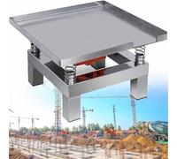 Concrete Shaker Vibrating Table, Stainless Steel Mini Vibration Test Bench for Industry and Construction, 3000-3600 RPM