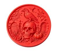 Concrete Stepping Stone Molds Reusable DIY Funny Spooky Halloween Making