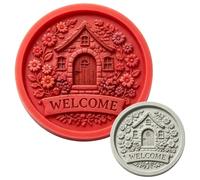 Concrete Stepping Stone Mould 15.7 Inch Round Reusable Paving Form
