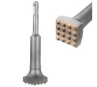 Concrete Texturing Bits, SDS Plus Chisel, Concrete Socket Repair Prepare Bush Hammer Bits, Electric Hammer Chisel, Coat Removing Stone Texturing Bushing Hammer Tool for Wall Stone Slabs