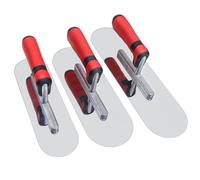 Concrete Tools Set Stainless Steel Pool Trowel 3 PC (14" x 4" & 11"x4" & 10"x3") Flat Finishing Cement Drywall Plastering Masonry Construction Hand Kit